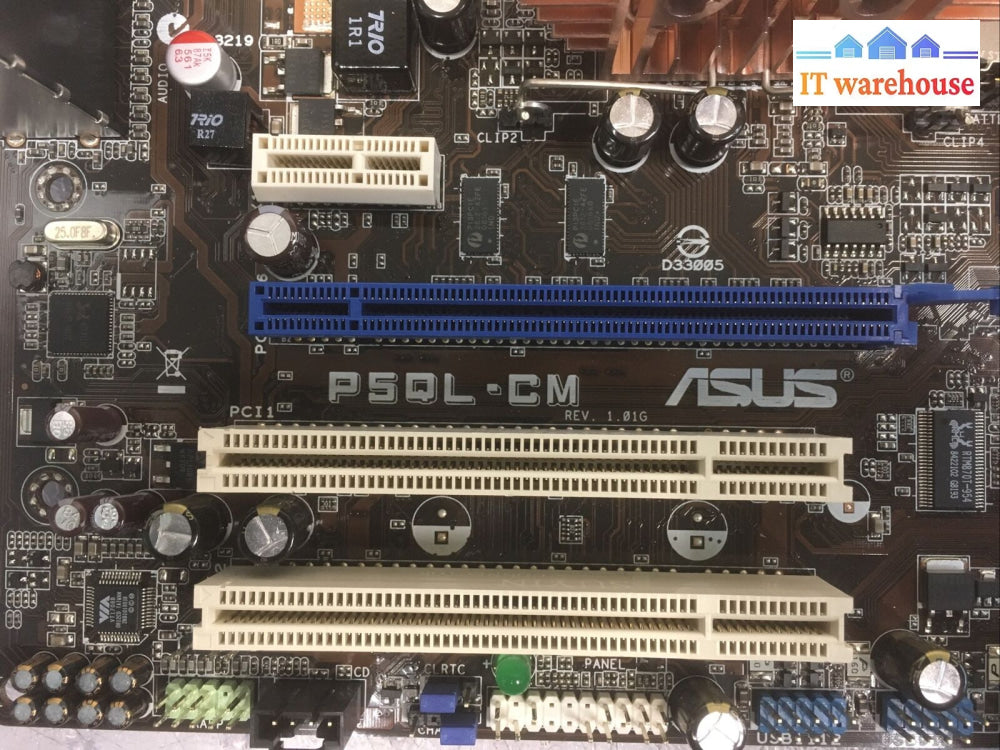 + Asus P5Ql-Cm Intel G43 Lga 775 Motherboard & I/0 Plate E5400 Cpu