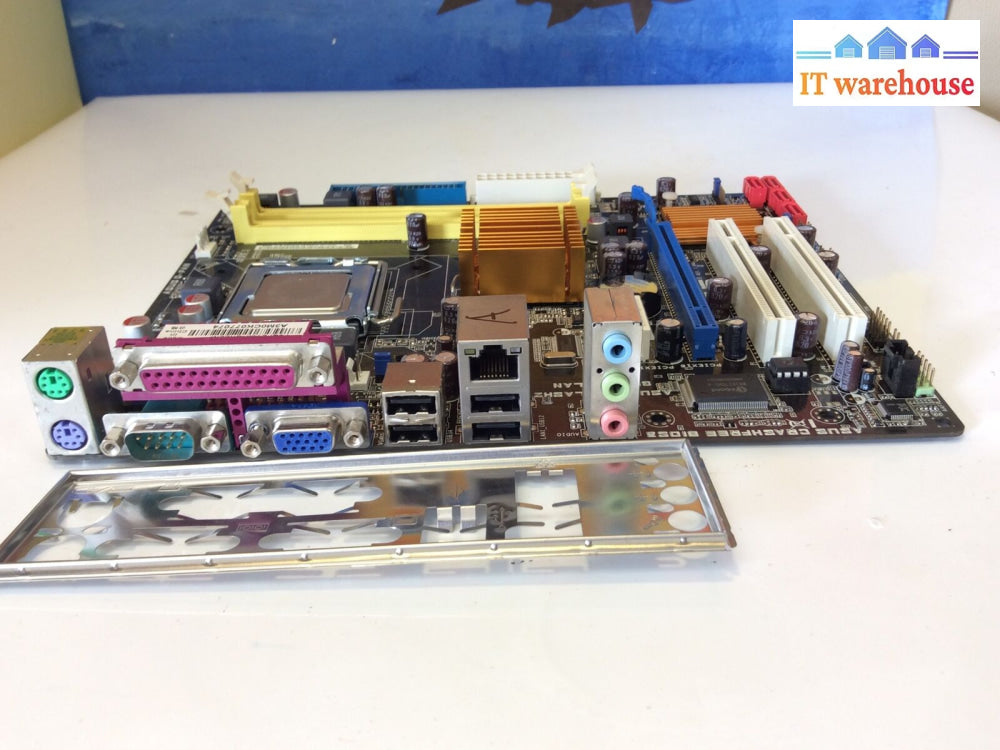 Asus P5Qpl-Am Lga 775 M-Atx Motherboard W/ E6500 2.93Ghz Cpu + I/O Shield Tested