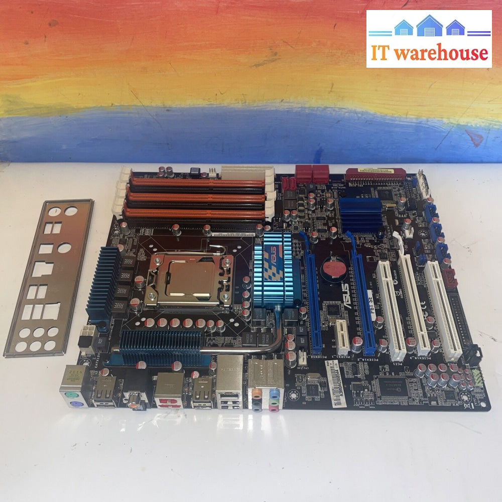 Asus P6T Se Atx Pc Motherboard With I/O Shield & I7-930 Processor