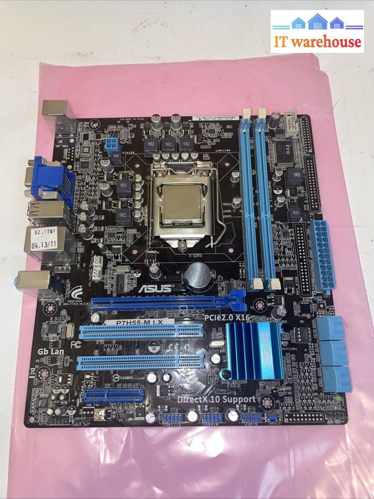 Asus P7H55-M Lx Motherboard (No Cpu)