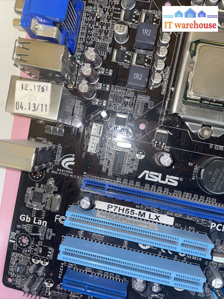 Asus P7H55-M Lx Motherboard (No Cpu)