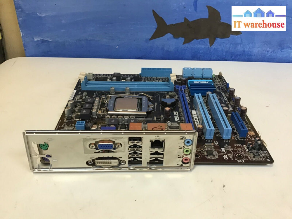 Asus P7H55-M Lx Motherboard W/ Intel I3-540 + I/O Shield Tested