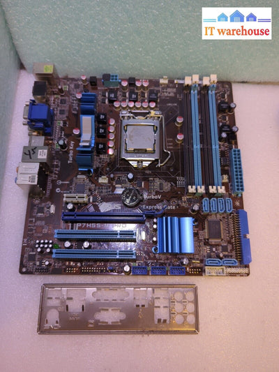 Asus P7H55-M Pro Lga 1156 Ddr3 Microatx Motherboard With Cpu + I/O Shield -