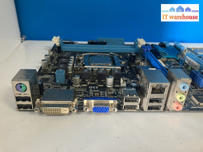 ~ Asus P8H61-M Le/Csm Motherboard Lga 1155 Ddr3 Matx W/ Core I5-2300 & Io Plate