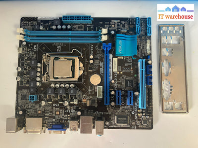 ~ Asus P8H61-M Le/Csm Motherboard Lga 1155 Ddr3 Matx W/ Core I5-2300 & Io Plate