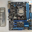 ~ Asus P8H61-M Le /Csm R2.0 Motherboard Lga 1155 Ddr3 W/ I3-3225 Cpu & Io Shield