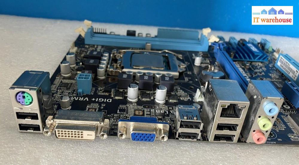 ~ Asus P8H61-M Le /Csm R2.0 Motherboard Lga 1155 Ddr3 W/ I3-3225 Cpu & Io Shield