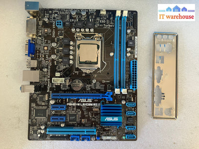 ~ Asus P8H61-M Le/Csm R2.0 Motherboard Lga 1155 Ddr3 W/ Pentium G645 & Io Shield