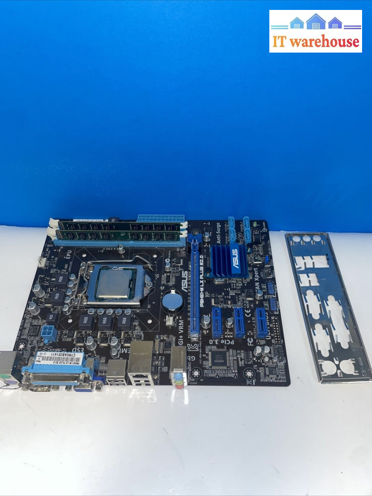 Asus P8H61-M Lx Plus Motherboard + 8Gb Ram + I5-3550 Cpu