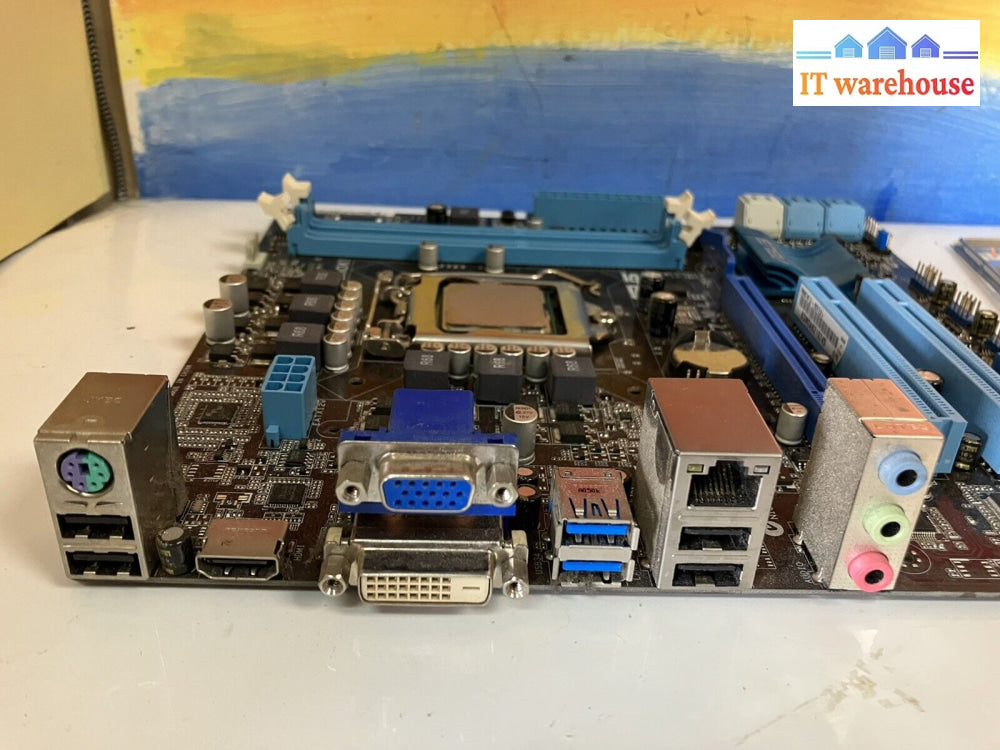 ~Asus P8H67-M Le Lga 1155 H67 Motherboard + Low End Cpu W/ Io Shield