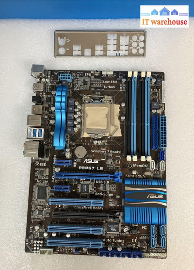 Asus P8P67 Le Atx Lga 1155 Ddr3 Motherboard With I/O Shield ~