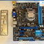 ~Asus Pbh61-M Lga1155 Ddr3 Microatx Motherboard W/ Intel Pentium 620 & Io Shield