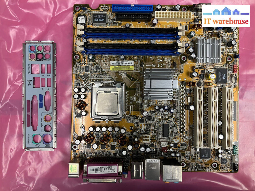 ~ Asus Ptgd1-La Mbl02V Atx Motherboard With Intel Pentium4 3Ghz Cpu + I/O Shield