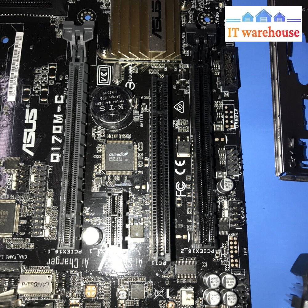 Asus Q170M-C 1151 Ddr4 Micro-Atx Motherboard (No Cpu Support Gen6 Only)