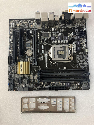 Asus Q170M-C Micro-Atx Lga 1151 Ddr4 Hdmi Motherboard Q170M With I/O Shield ~