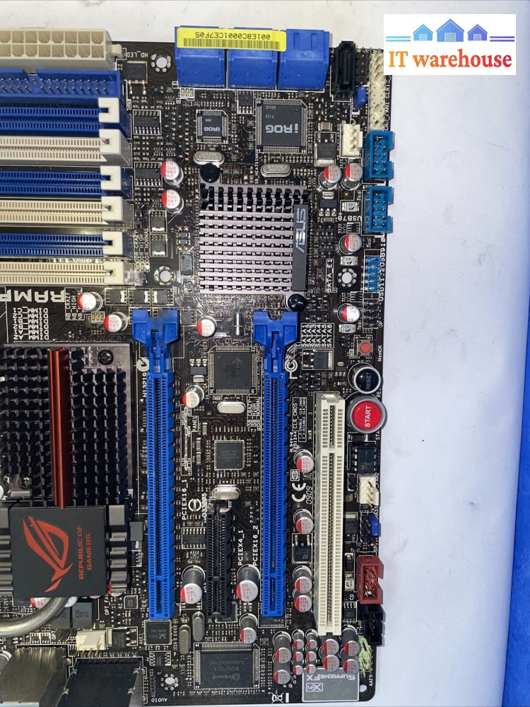 Asus Rampage Ii Gene Motherboard W/ I7-920 & I/O Shield