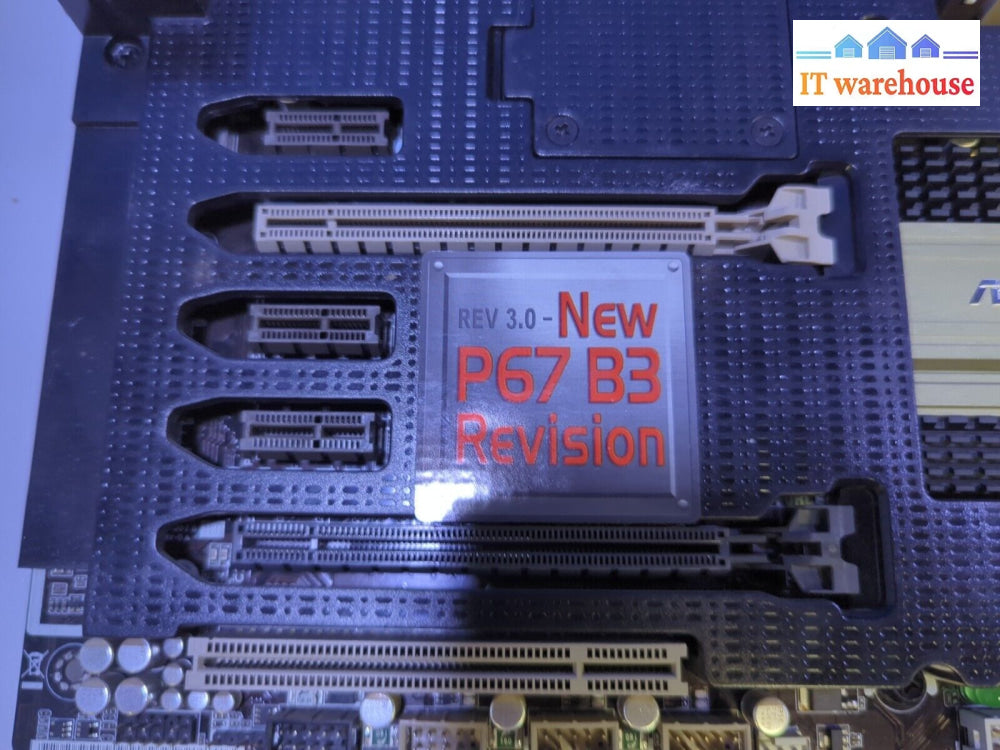 Asus Sabertooth Intel P67 Lga1155 Motherboard + I/O Plate -