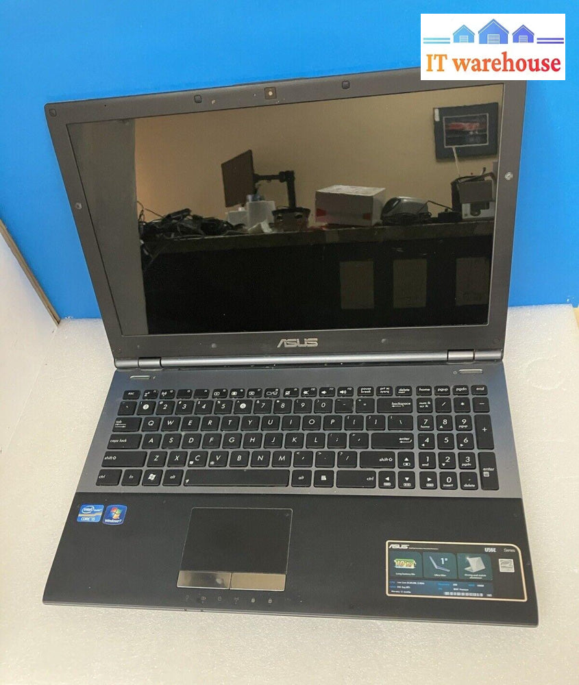 ~ Asus U56E 15.6’ Laptop Core I5-2410M 2Gb Ram No Disk Battery (Bad Screen)