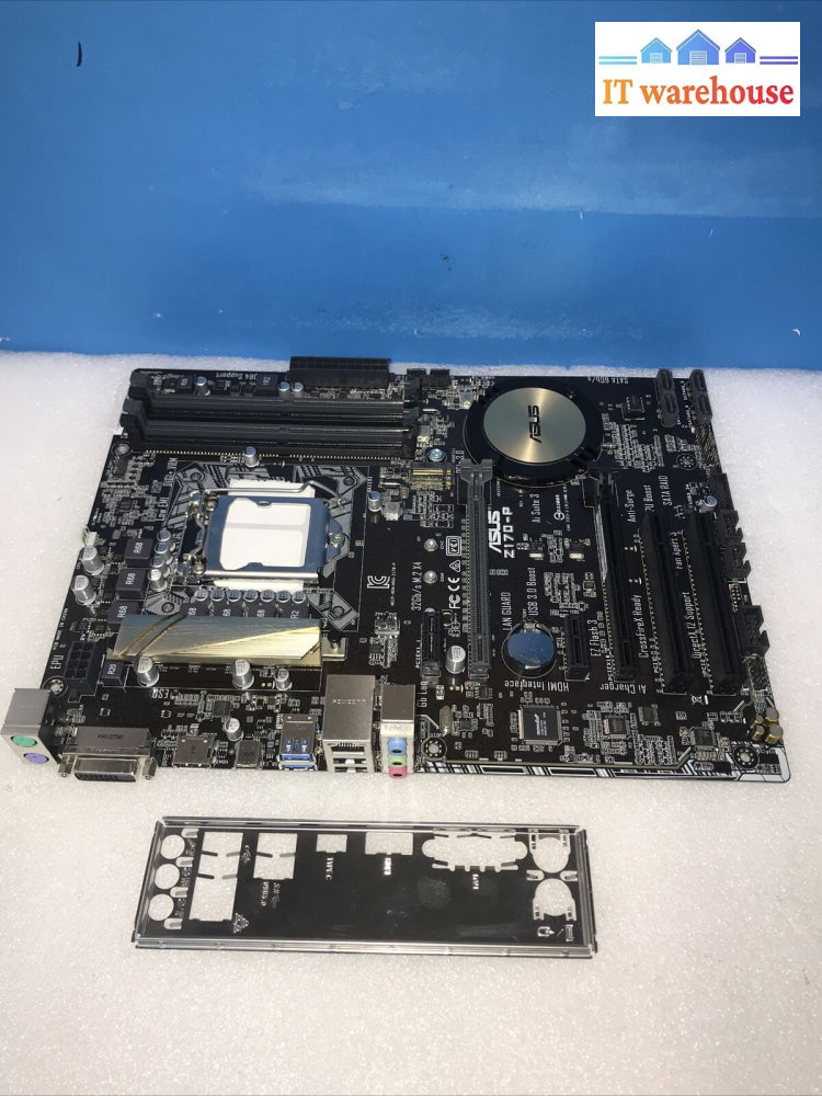 Asus Z170-P Motherboard Usb-C Intel Lga 1151 Atx Ddr4 M.2 With I/O Shield