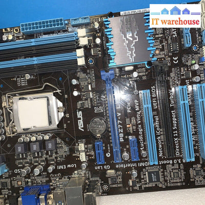 Asus Z77 Motherboard P8Z77-V Lx Lga 1155 Ddr3 Memory Atx W/ Io Plate