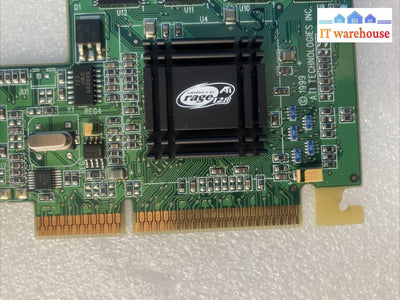 ~ Ati Rage 128 Graphics Display Video Card Vga 109-66500-00 32Mb Agp