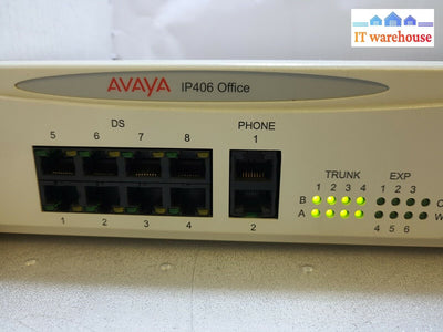 - Avaya Ip406 Office Ds V2 Mu-Law-Pcs Phone System Voicemail Controller W/Ac