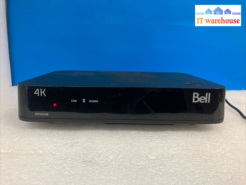 ~ Bell Arris Vip5662W Optik 4K Tv Box With 1Tb Dvr Module & Adapter (No Remote)