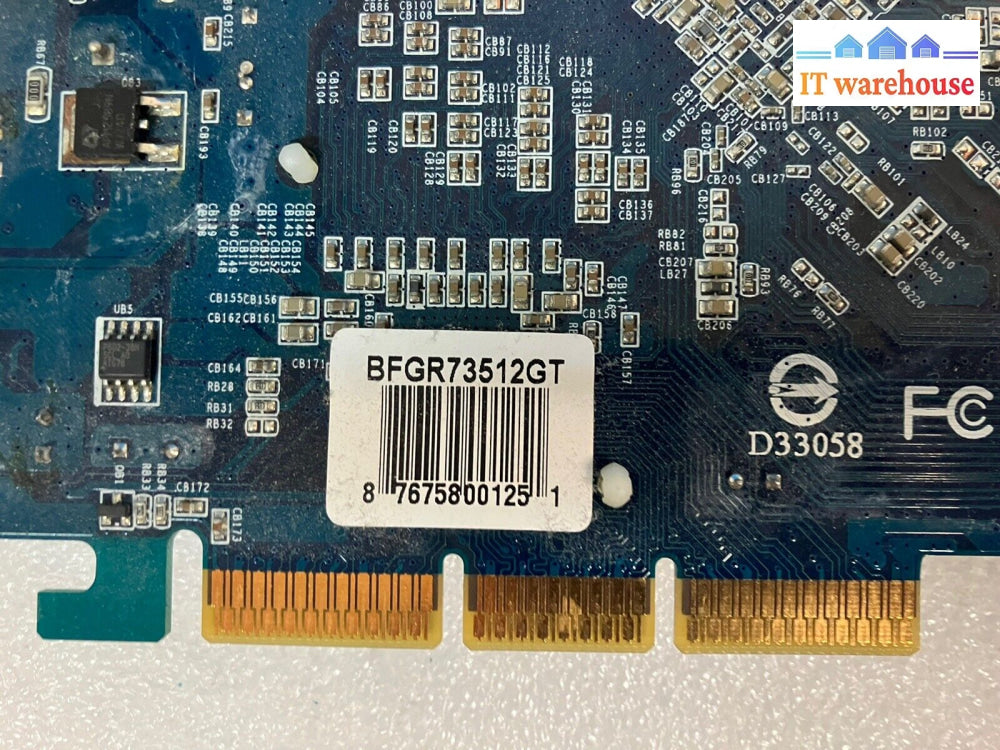 ~ Bfg Geforce 7300Gt D512M Bfgr73512Gte Dvi Vga Video Graphic Card