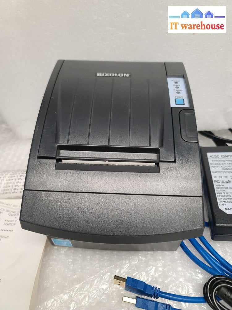 - Bixolon Srp-350Plus Ii Thermal Receipt Printer (Parallel + Usb) W/Ac &Cable