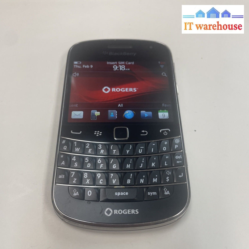 Blackberry Bold 9900 8Gb Cell Phone (Carrier: Rogers Fido)