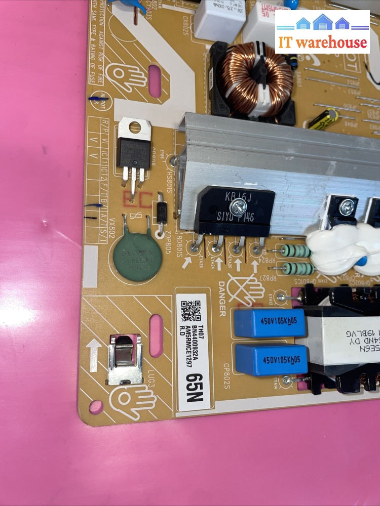 Bn4400932Apower Board Samsung Un65Nu6900Fxzc Un65Nu6080Fxza