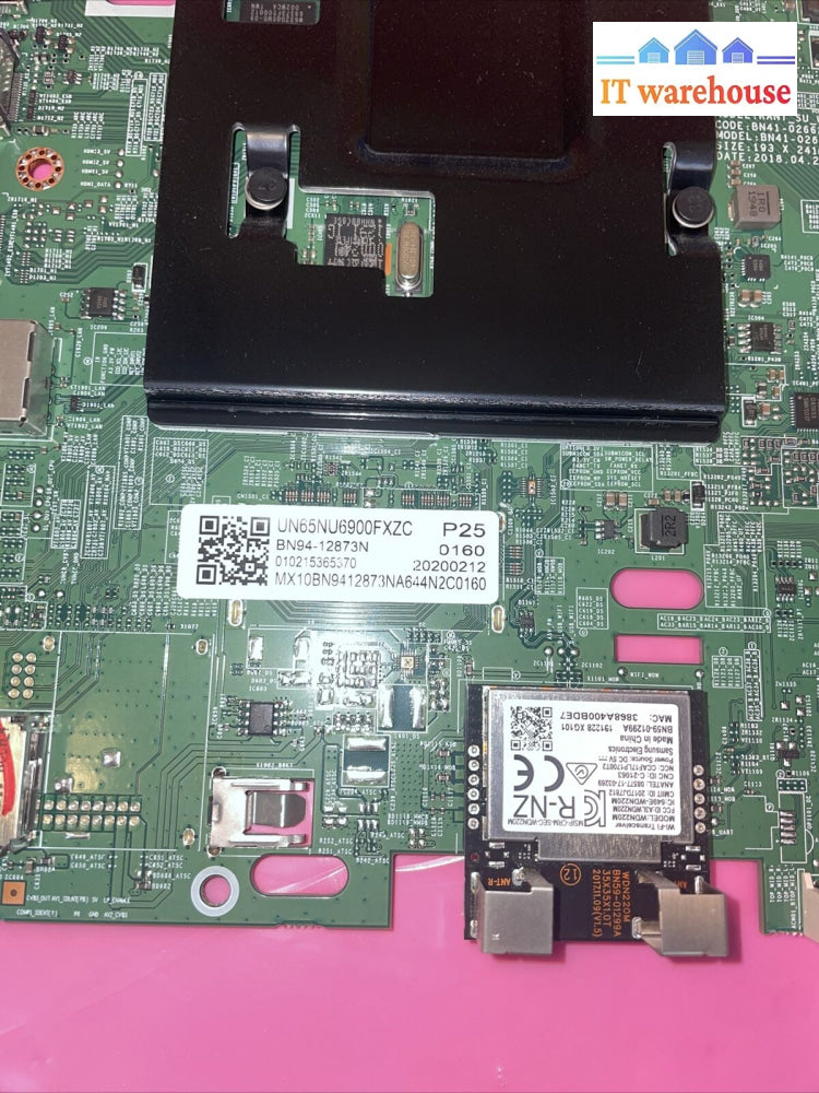 Bn94-12873J Bn97-15333F Main Board Samsung Un65Nu6900Fxzc Un65Nu6080Fxza