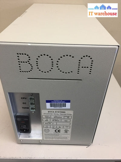 $ Boca Systems Ghostwriter Microplus Thermal Label Printer Tested