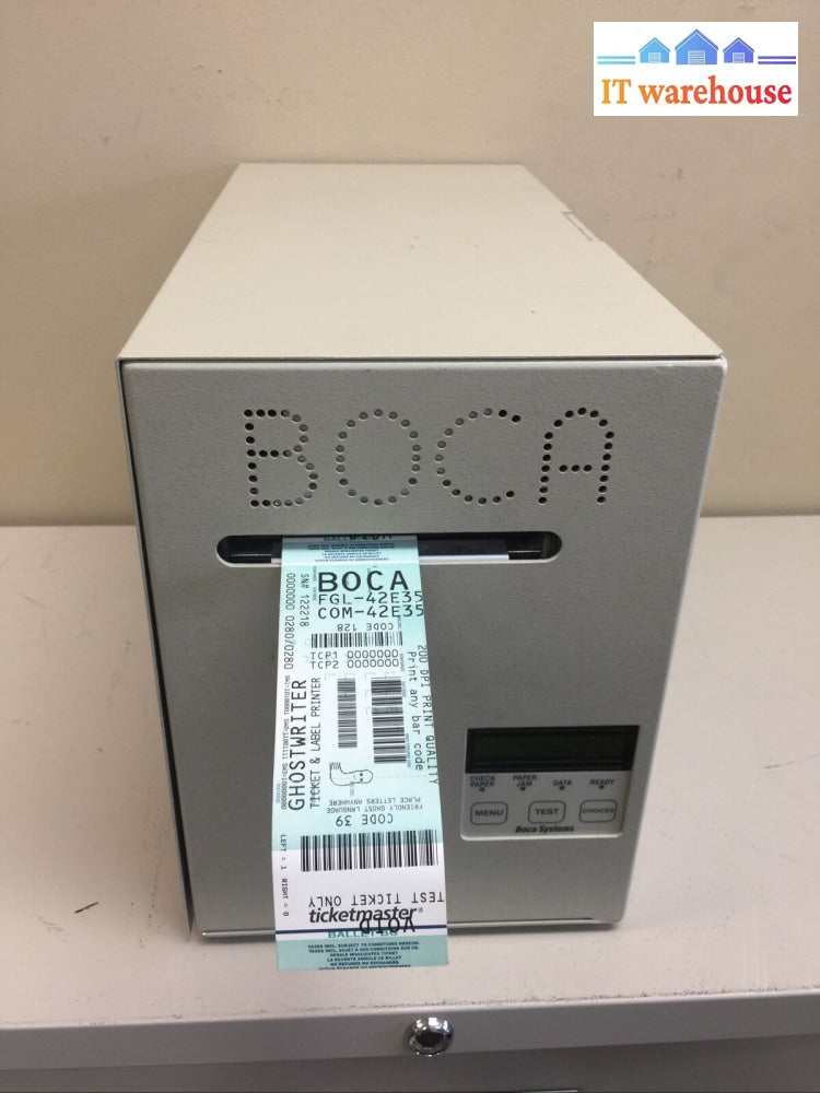 $ Boca Systems Ghostwriter Microplus Thermal Label Printer Tested