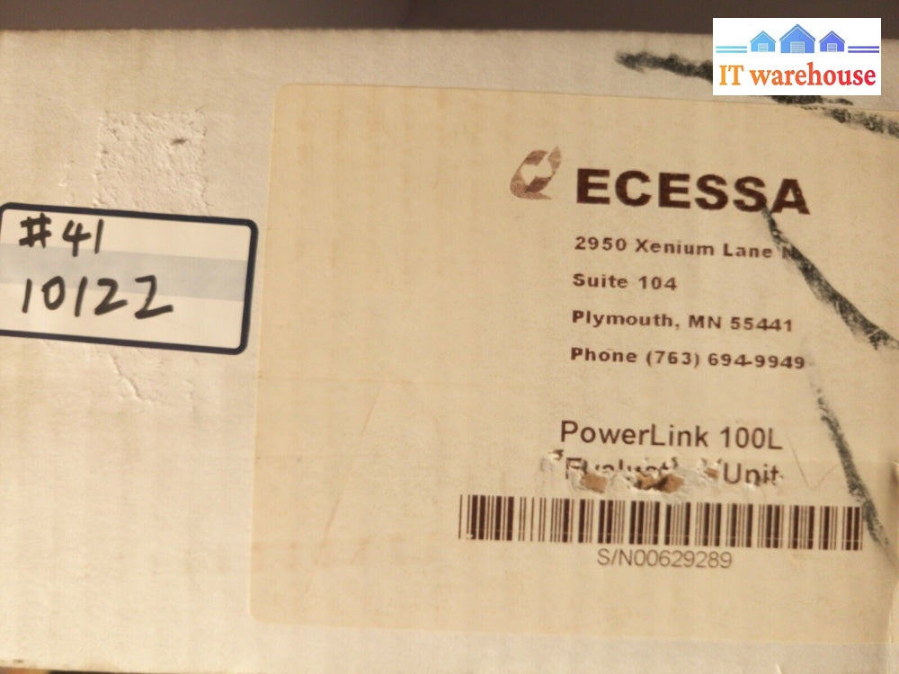 -Brand New Ecessa Powerlink Pl 100L Wan Traffic Manager