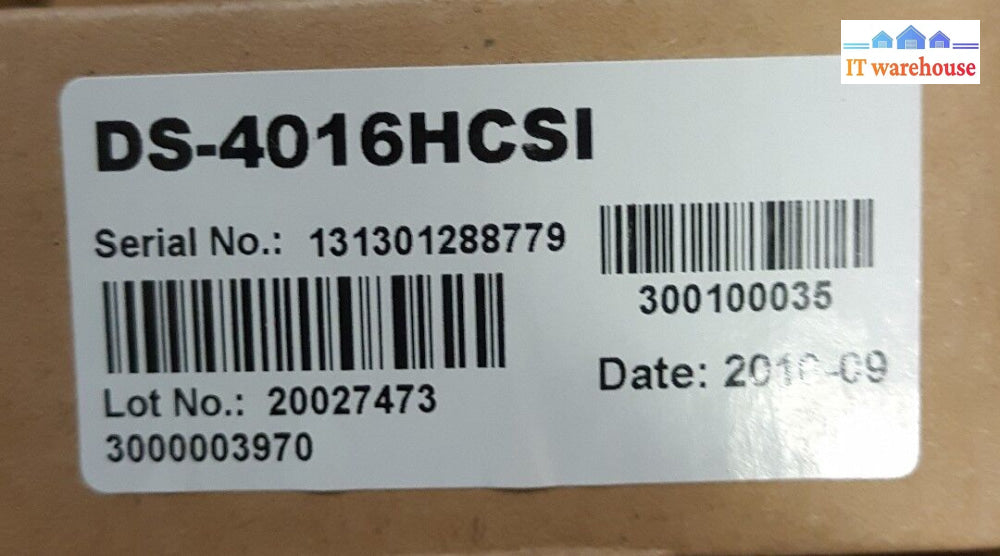 - Brand New Hikvision Ds-4016Hcsi Video Capture Card