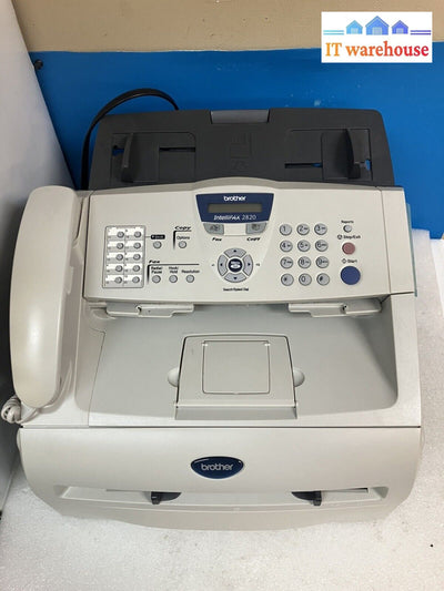 ~ Brother Intellifax 2820 Fax-2820 Monochrome Fax Copier Printer Page Count:7896