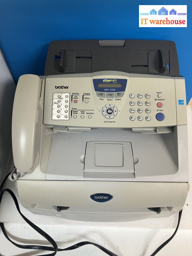 ~ Brother Mfc-7220 All-In-One Laser Printer Fax Phone (Page Count: 21K) No Drum