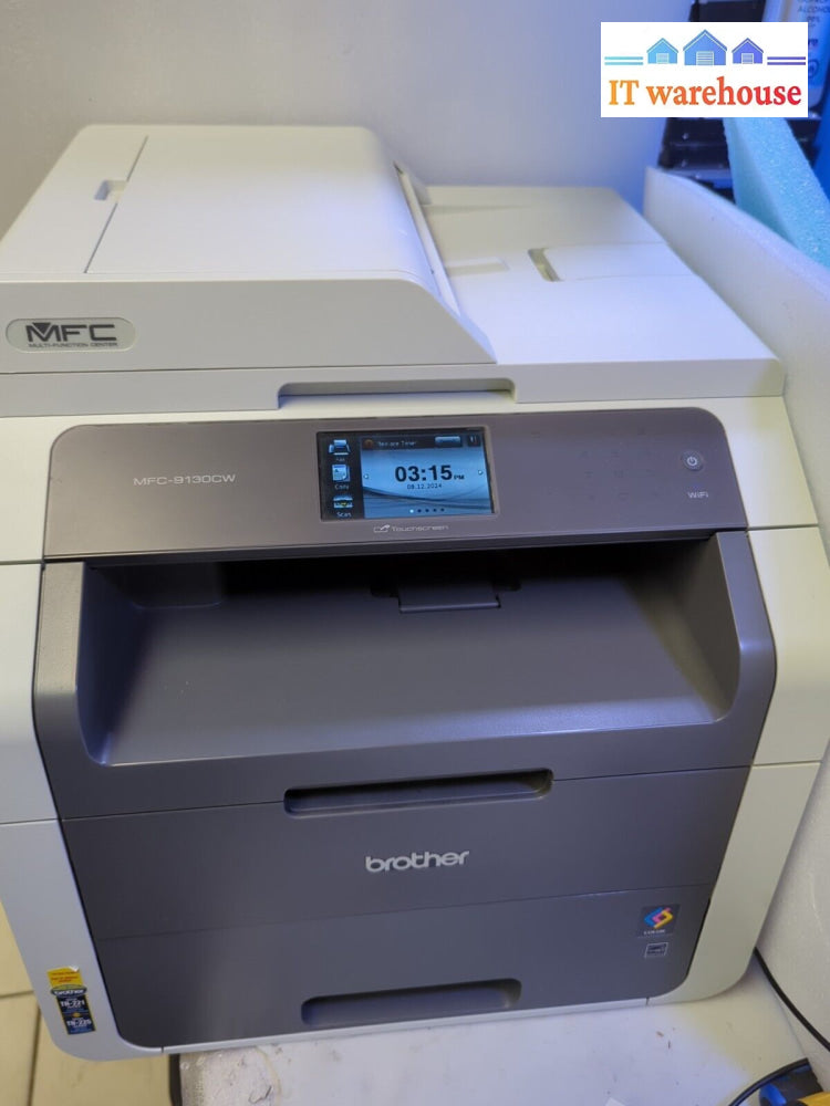 Brother Mfc-9130Cw Aio Workgroup Laser Color Printer 29K Pages (No Toner) -