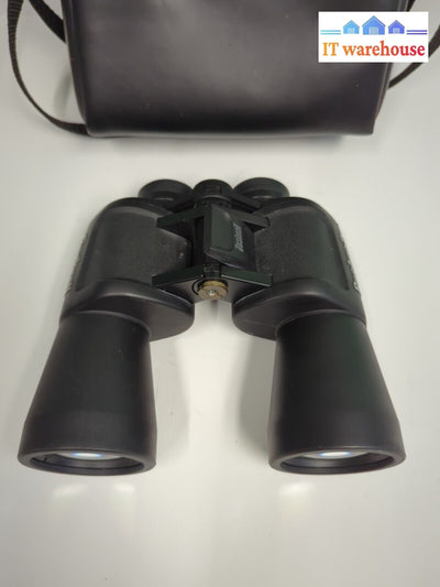 Bushnell 13-1250 12 X 50 Wide Angle Binoculars + Bag Working -