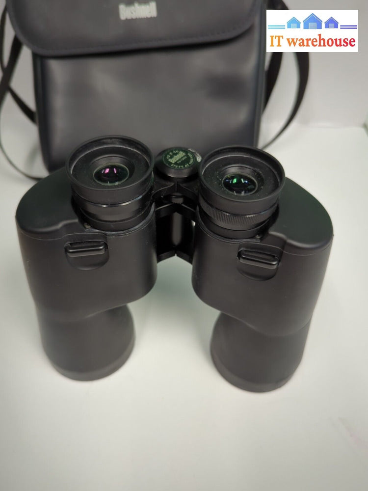 Bushnell 13-1250 12 X 50 Wide Angle Binoculars + Bag Working -