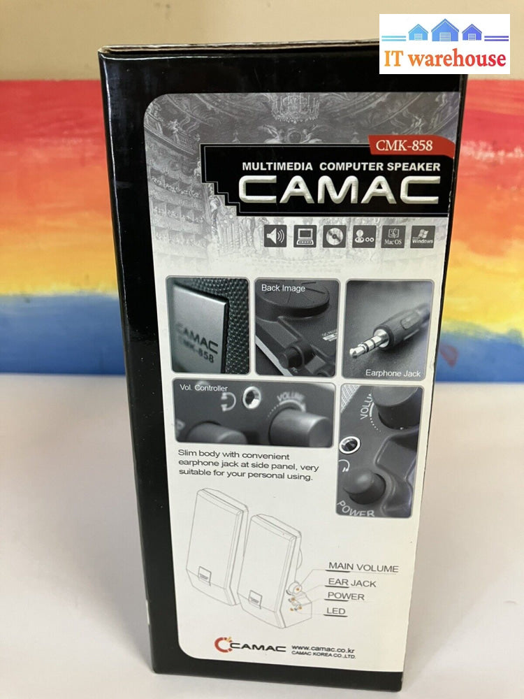 ~ Camac Multimedia Computer Speaker Cmk-858 Black.