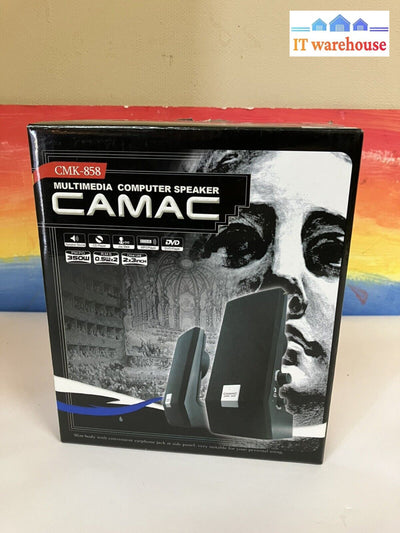 ~ Camac Multimedia Computer Speaker Cmk-858 Black.