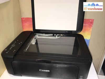 Canon Pixma Mg3520 Wireless All-In-One Inkjet Printer Works (No Ink)