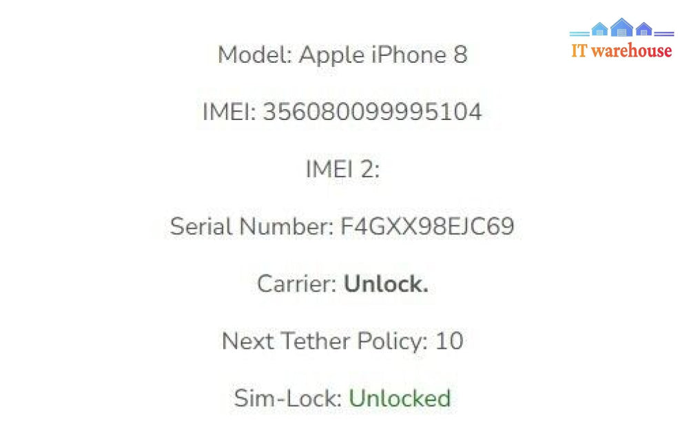 (Carrier: Bell Canada) Apple Iphone 8 64Gb Gold (Parts Or Repair)