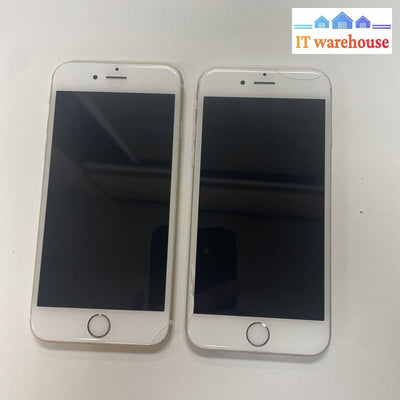 (Carrier: Telus) Lot Of 2 Apple Iphone 6-6S Cell Phone (No Id)