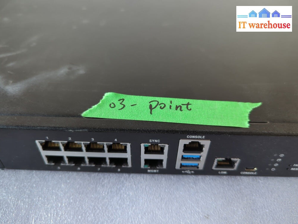 Checkpoint Pl-10 10-Port Security Firewall Appliance