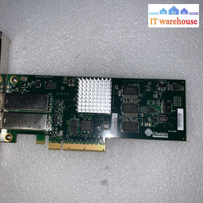 Chelsio 110-1120-40 Dual Port Fab 100-1120-00 Network Card Great Unit