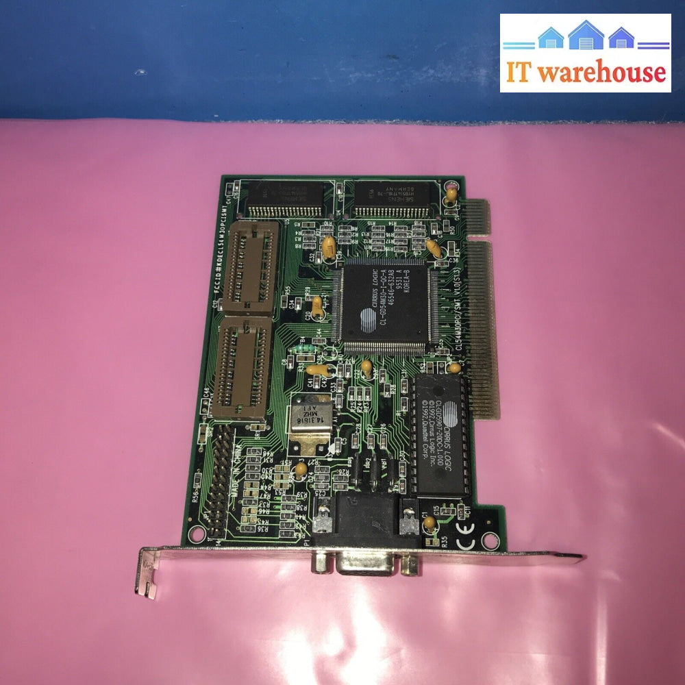 Cirrus Logic Pci Video Card Cl-Gd54M30-I-Qc-A