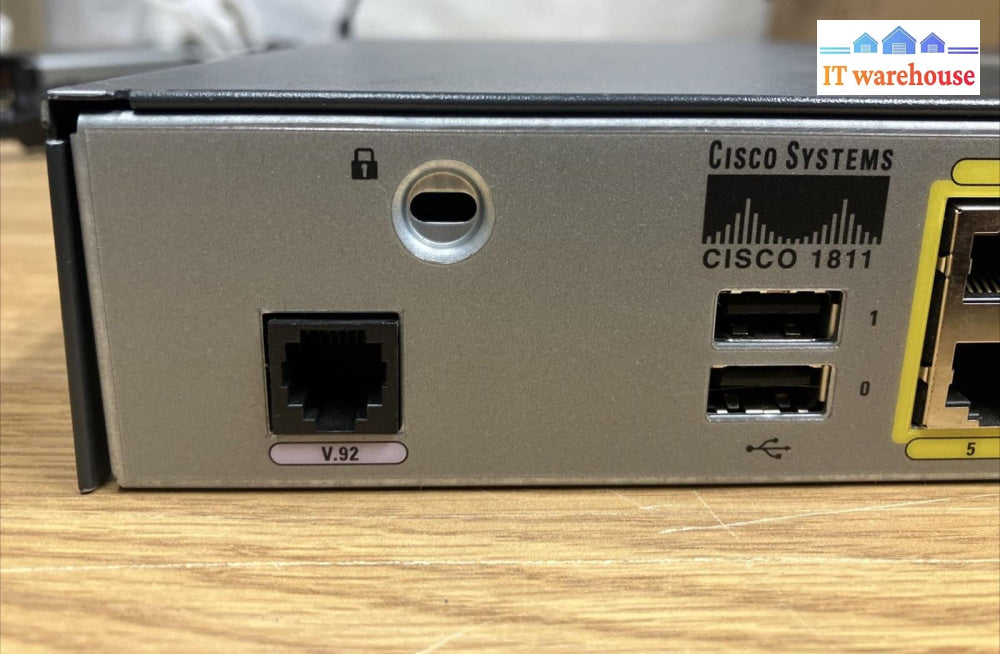 ~ Cisco 1800 Series Cisco1811 V08 Integrated Services Enterprise Router 47-21292